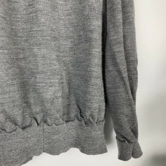 Carol Christian Poell Men's EU 54 US L 44 Virgin Wool Square Neck Sweater - Picture 2 of 8